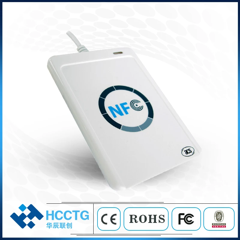 

USB-интерфейс ACR122U для считывания бесконтактных карт, считыватель карт ACS Smart NFC