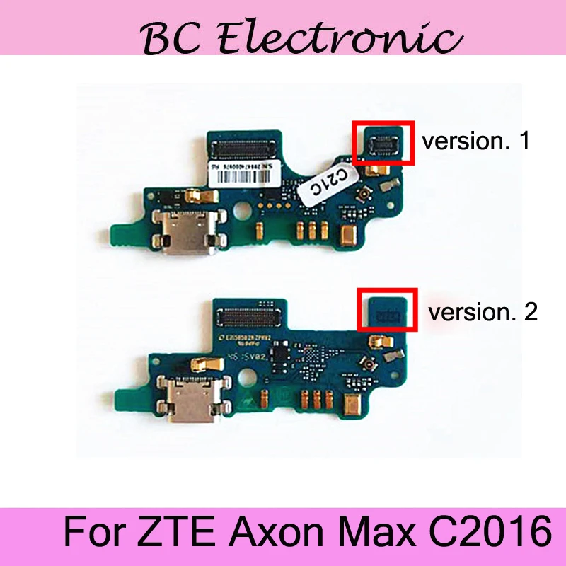 Оригинальный usb-разъем для ZTE Axon MAX C2016 4G LTE, зарядный порт, печатная плата для ZTE AxonMAX C2016