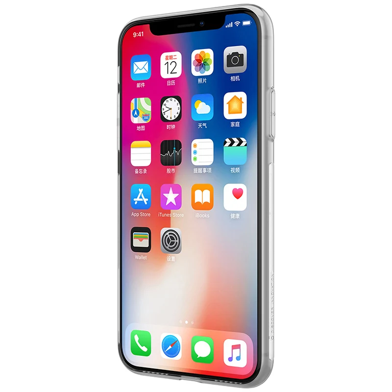 Прозрачный мягкий чехол Nillkin Nature из ТПУ для iPhone XS Max XR прозрачный силиконовый