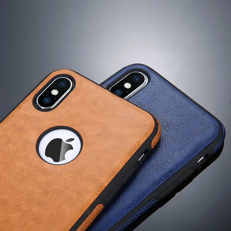 Lovebay деловой чехол для телефона из искусственной кожи для Iphone XS X 5 5S 6 6S 7 8 Plus ультра-тонкая роскошная защитная задняя панель для телефона