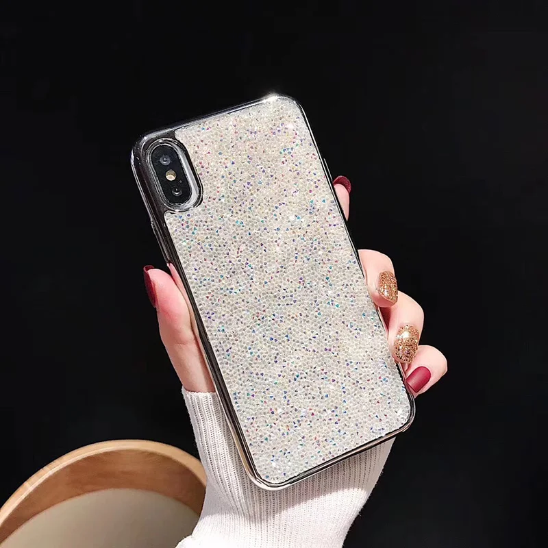 Easterm роскошный полный алмазный блестящий чехол для iPhone 6 6P 7P X 8 8Plus чехол XR XS MAX