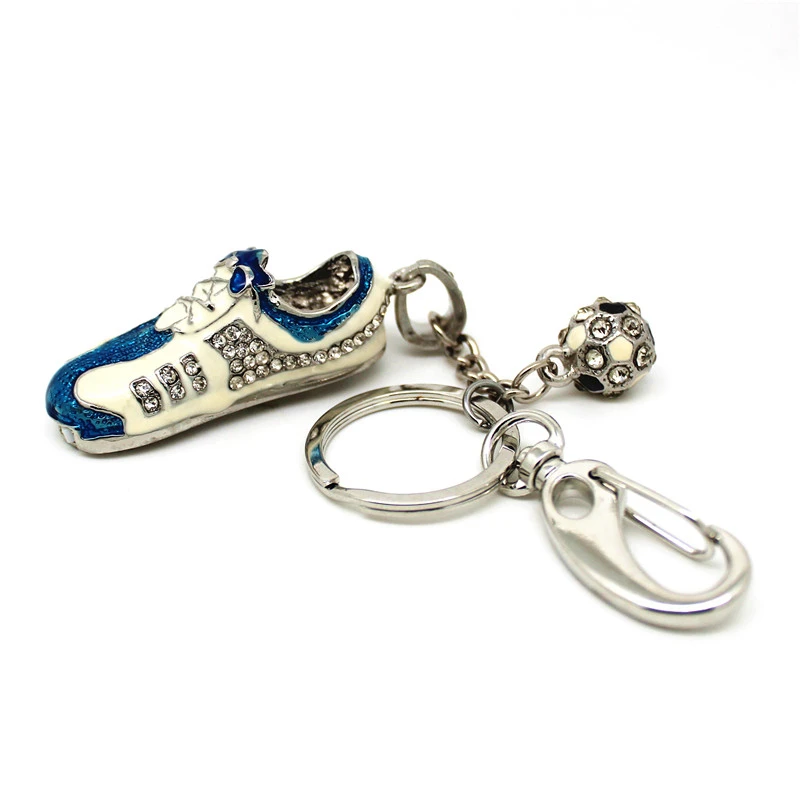 Металлические Хрустальные флеш-диск USB 2 0 футбольные кроссовки Memory stick 4 ГБ 8
