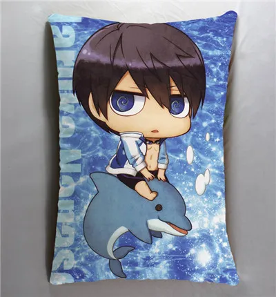 Аниме Манга бесплатно! IWatobi swim Club 40x60 см, наволочка, чехол для подушки, постельные принадлежности, чехол для подушки - Цвет: Черный