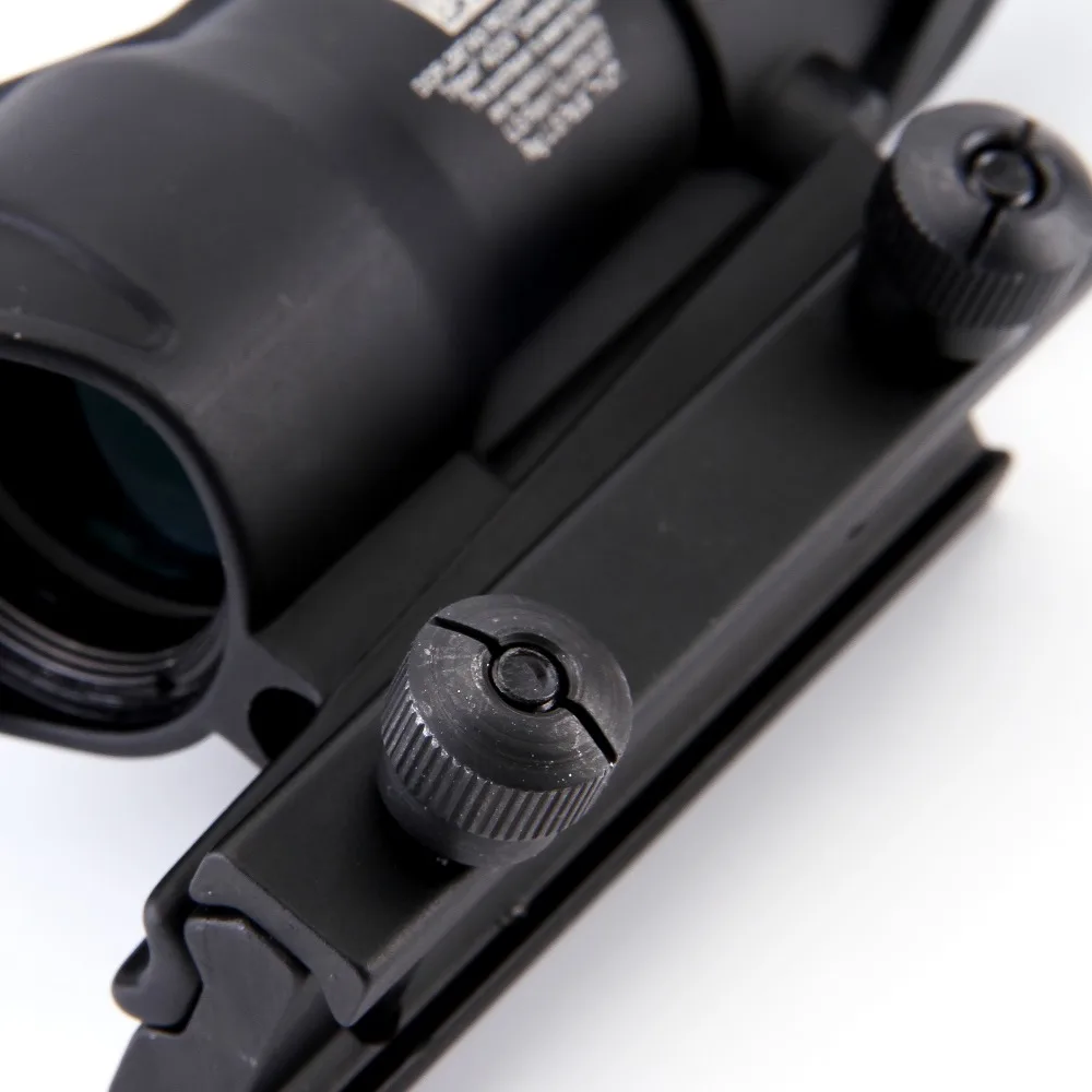 Оптический Прицел ACOG 4X32 красный с подсветкой черный цвет тактический охотничий