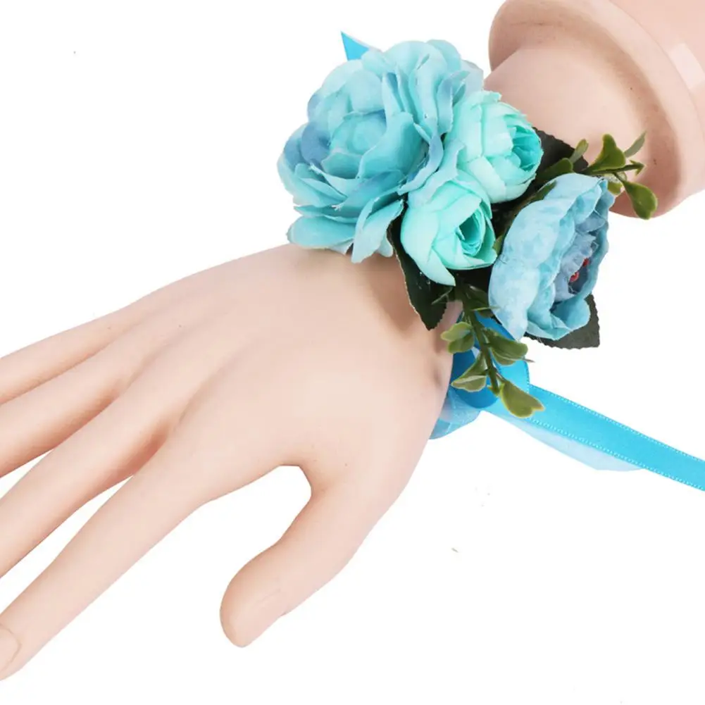 XY Fancy Women Elegant Chic Rose Floral Bracelet Bride Exquisite Wedding Wrist Band | Украшения и аксессуары