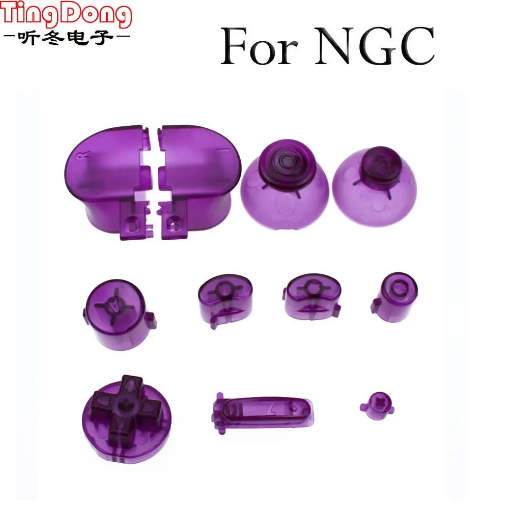 TingDong 33 набора для Gamecube контроллер мод красочный полный набор кнопок с Thumbsticks N GC