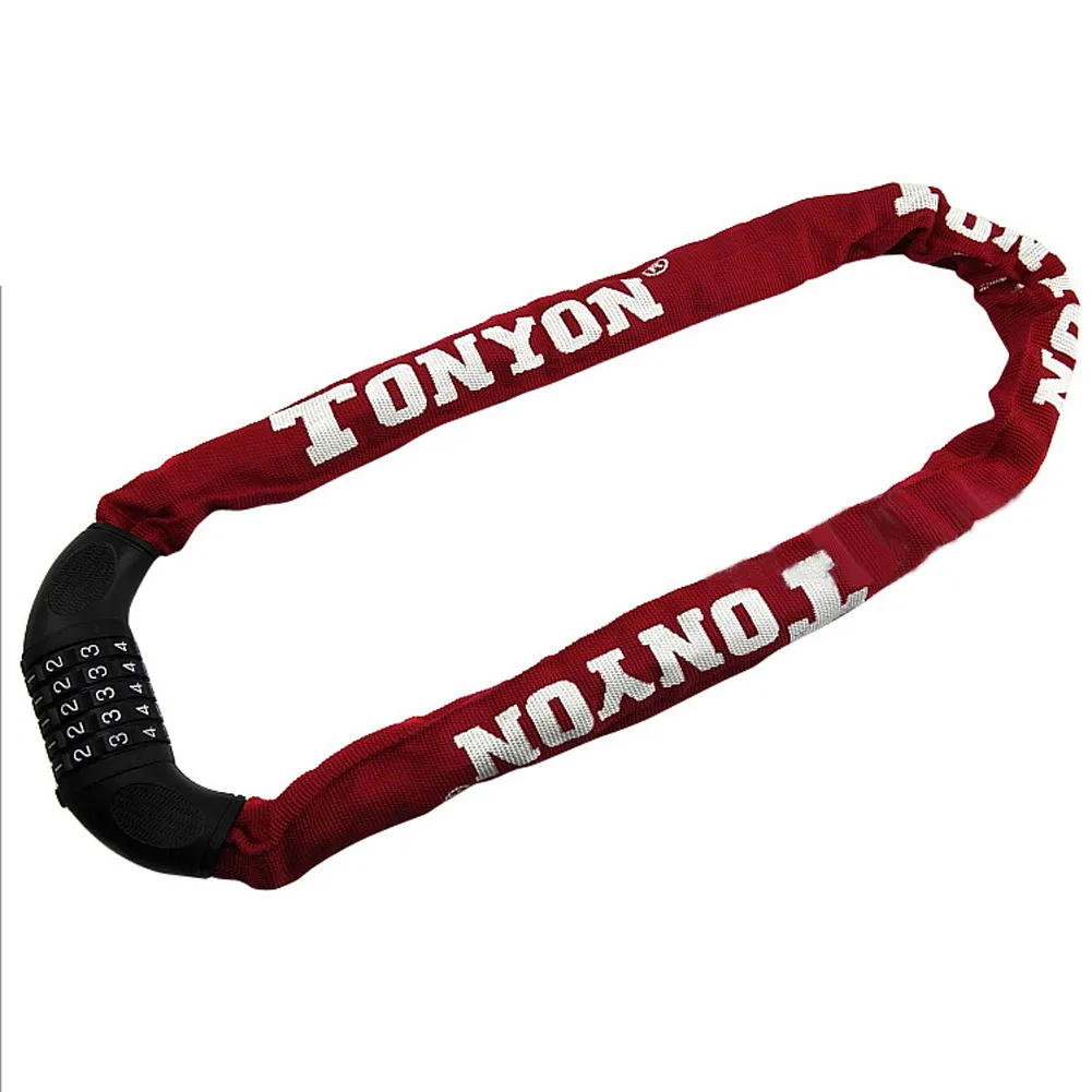 Цифровой замок для велосипеда Противоугонный с 5 паролями и кабелем аксессуары