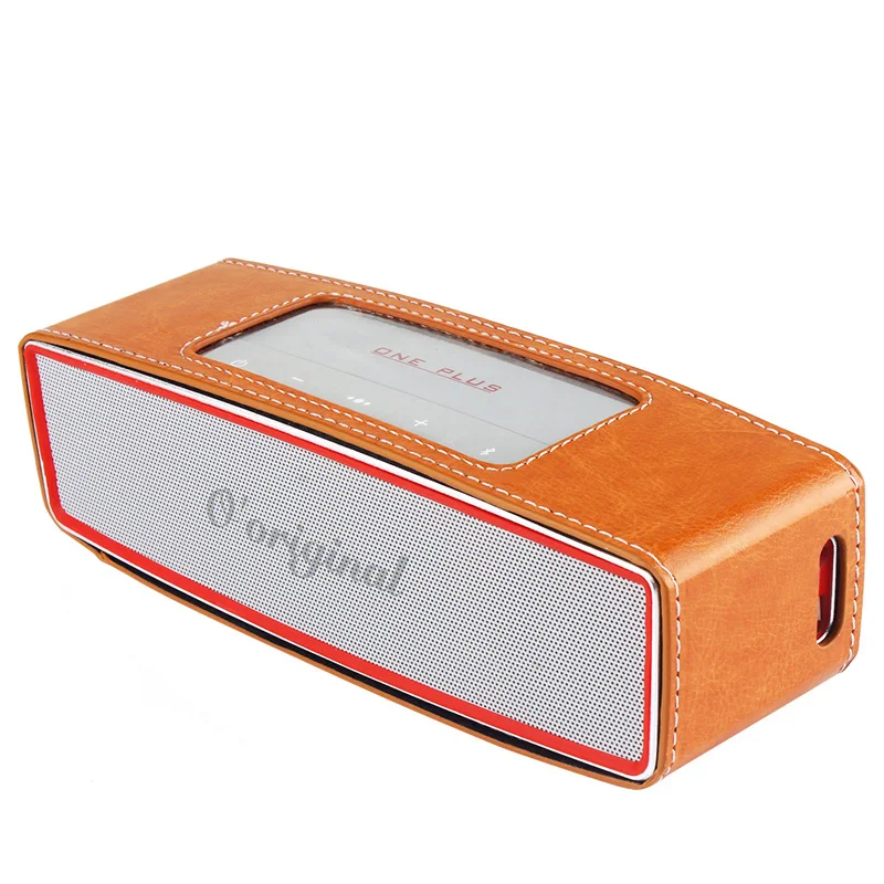 Brown Bluetooth Динамик Чехол Для Boss SoundLink Mini 2 III 3 3th Кожа Для Boss Динамик переноски Чехол Коробка для BOSE Mini2 чехол Funda - Цвет: Brown