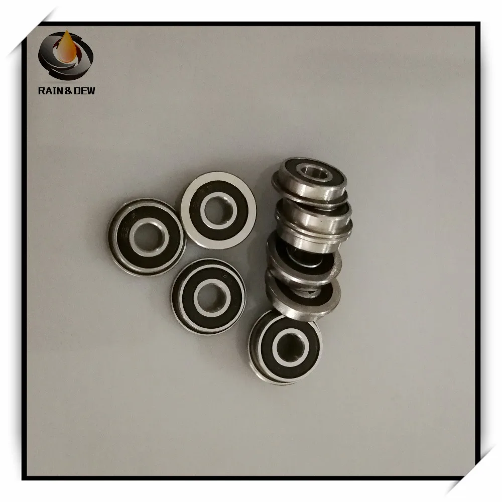 10 шт. F695-2RS подшипник 5*13*4 мм ABEC-7 фланцевый миниатюрный F695 RS шариковые подшипники F695RS для VORON Mobius 2/3 3D печати