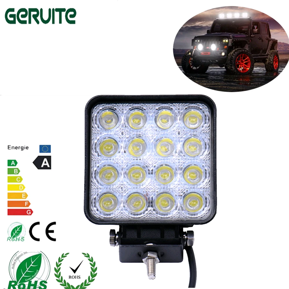1 шт. светодиодная противотуманная фара 16*3 Вт 48 6000 К|fog lamp bulb|fog light bulbled fog bulb |