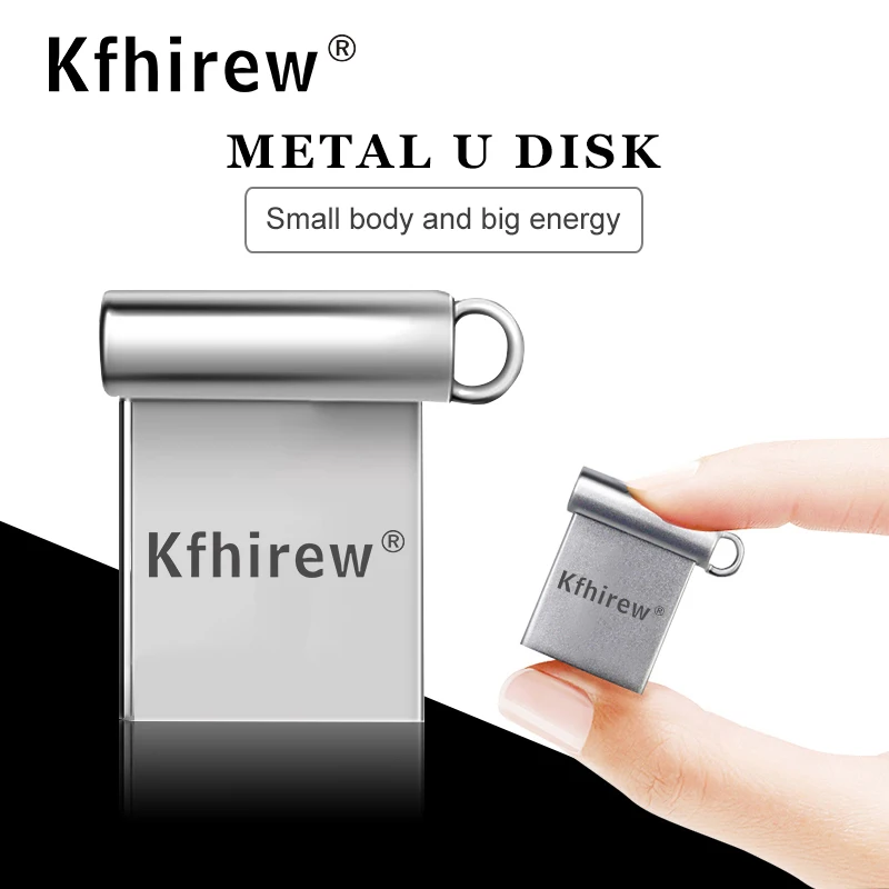 Модная карта памяти Pendrive 4 ГБ 8 16 серебристый/серый/Золотой металлический usb флеш