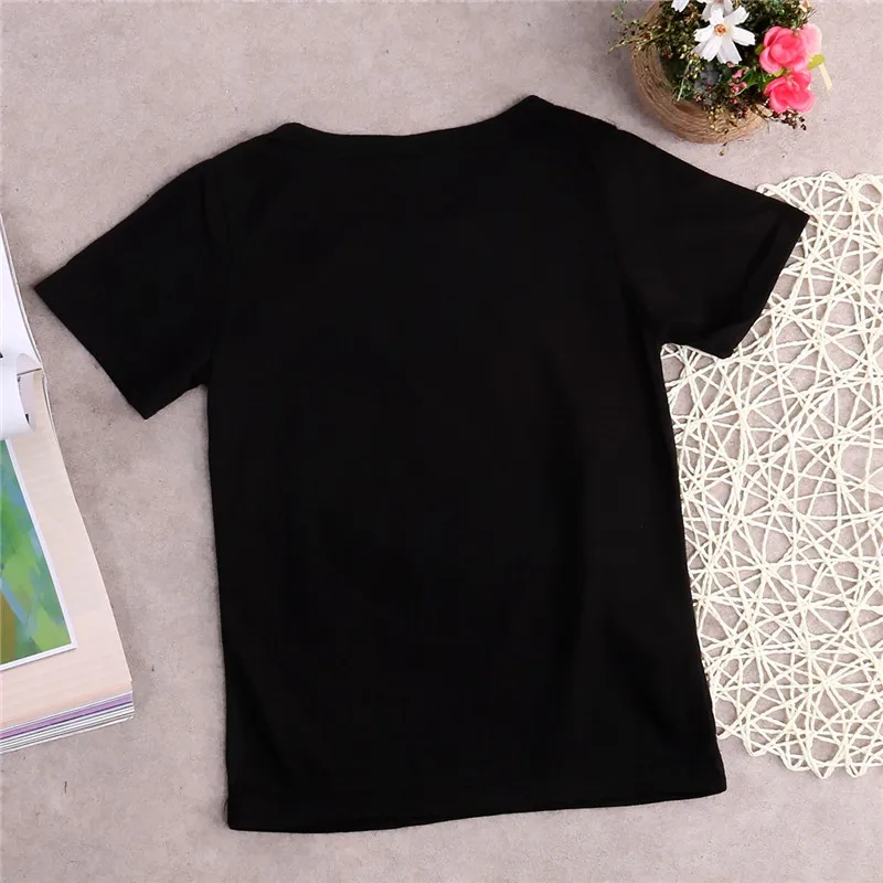 

DERMSPE 2019 Summer Soft Kids Girls Boys Cute Soft Cotton Short Sleeve Clothing Fashion Children Tops Kids Baby T-shirt Clothes
