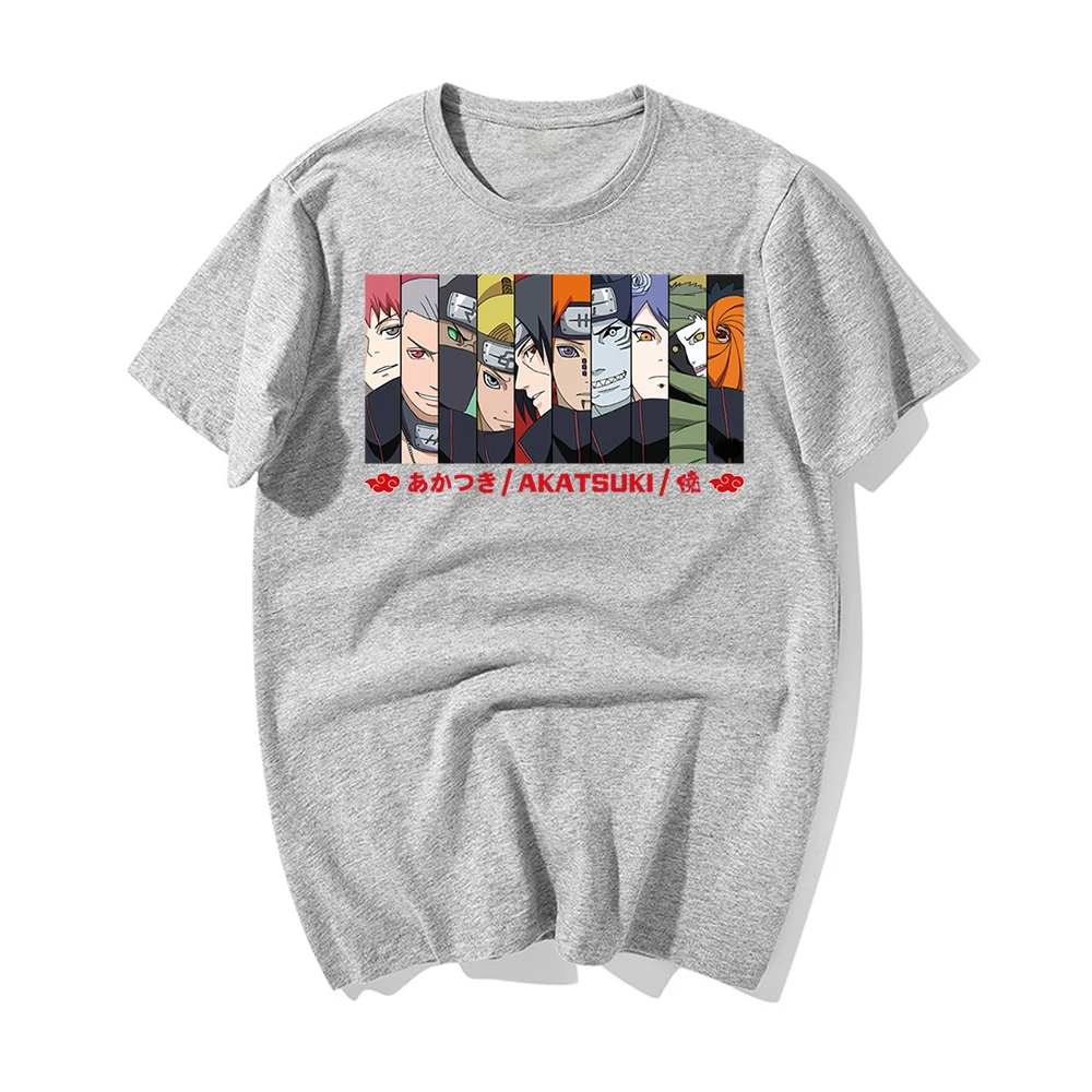 Наруто Akatsuki Pein Футболка мужская хлопковая Homme аниме футболка брендовая Повседневная Уличная Harajuku модная мужская футболка с круглым вырезом s