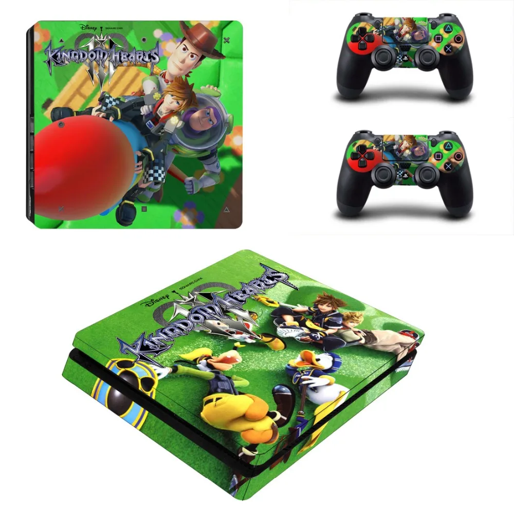 Игровой Kingdom Hearts 3 PS4 тонкий стикер для Sony PlayStation 4 консоль и контроллер наклейка