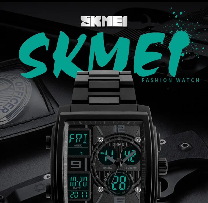 SKEMI спортивные часы мужские топ брендовые Роскошные военные часы мужские светодиодный цифровые кварцевые наручные часы мужские Relogio Masculino