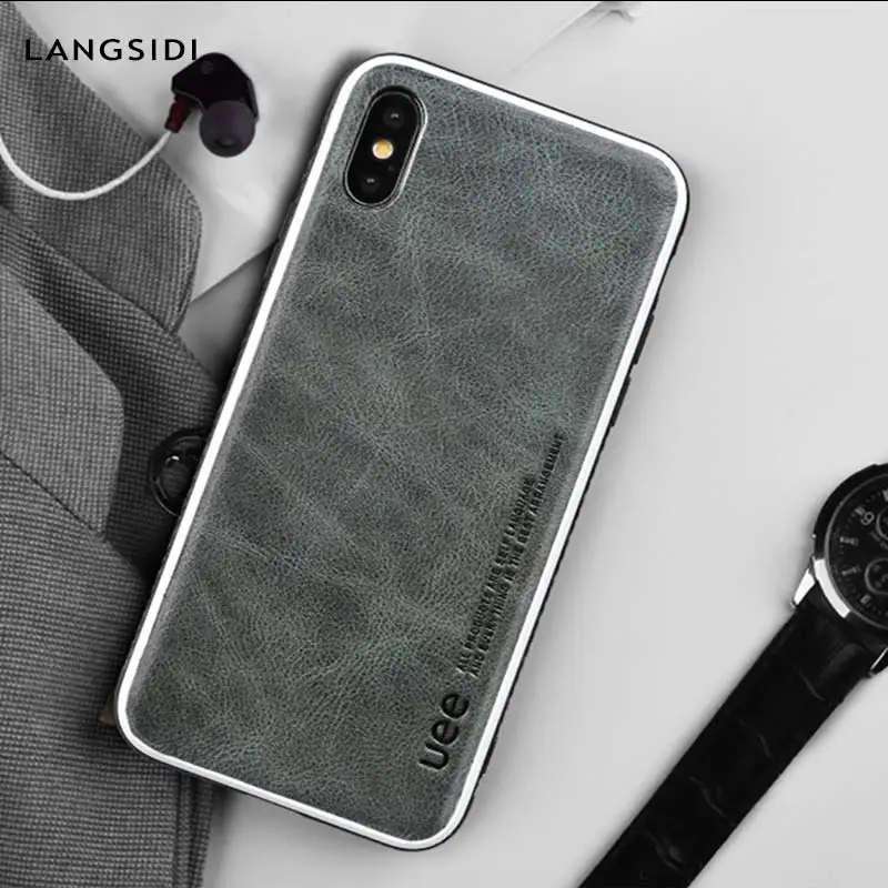 

Genuine Leather phone case for iphone 11 12 Pro Max 12 Mini 8 plus 6 7 XSmax XR All inclusive protective case for iphone x case