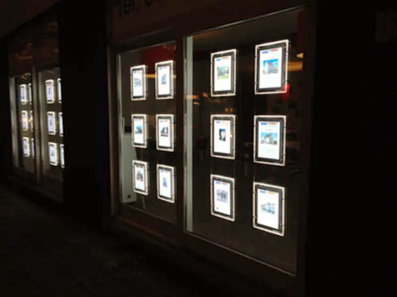 Вертикальные односторонние Подвесные комплекты A4 для кабеля акриловая рамка