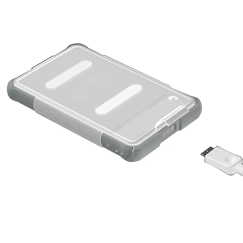 Водонепроницаемый Deepfox 2,5 дюймов USB 3,0 SATA HDD коробка для жесткого диска внешний HDD корпус прозрачный чехол 5 Гбит/с Поддержка 2 ТБ