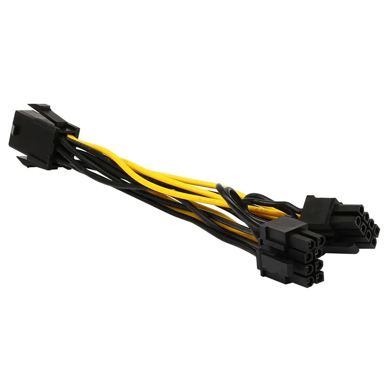 5 шт. 6 дюймов Molex 6-контактный PCI Express до 2 x PCIe 8 (6 + 2) pin Материнская плата Видеокарта