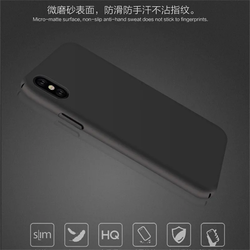 Cooqii для IPhone X задняя крышка Жесткий матовый чехол iPhone Чехол iphonex 360 Полный Пластик