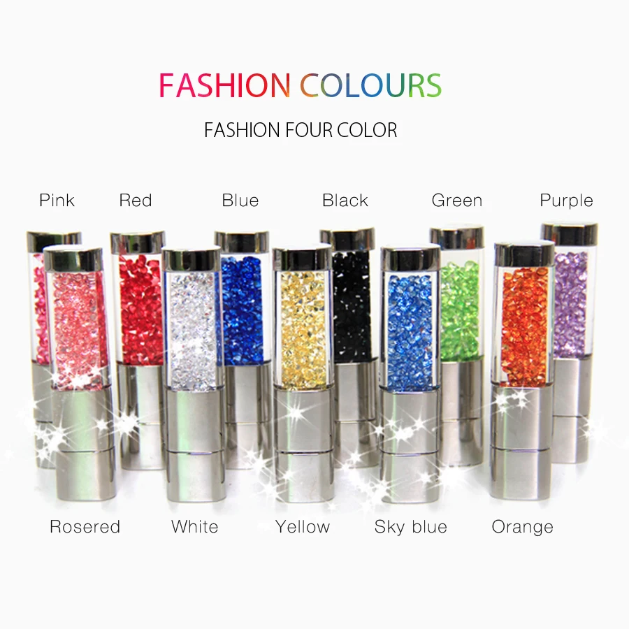 2017 Crystal USB Flash Drive 8GB 16GB 32GB fashion diamond pen drive 64GB Waterproof usb stick 2.0 flash disk for gift | Компьютеры и