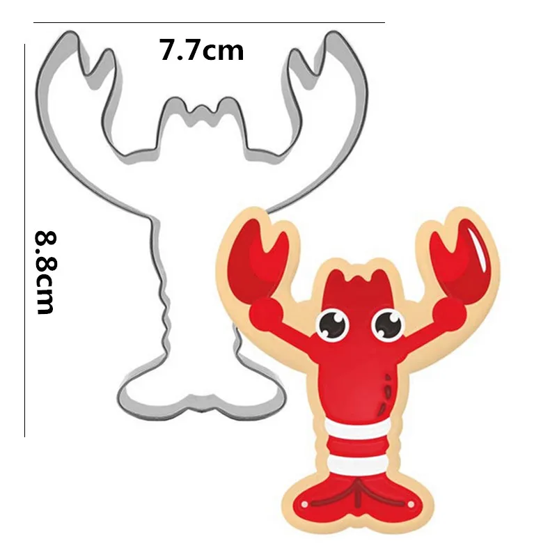 1 шт. 3D резак для омаров печенья из нержавеющей стали|cookie cutter|cookie cutter stainless steelsteel