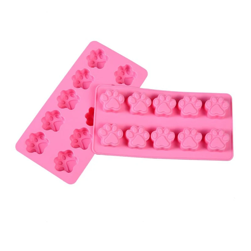 Sugarcraft кошачья лапа силиконовая форма DIY Инструменты для украшения торта формы
