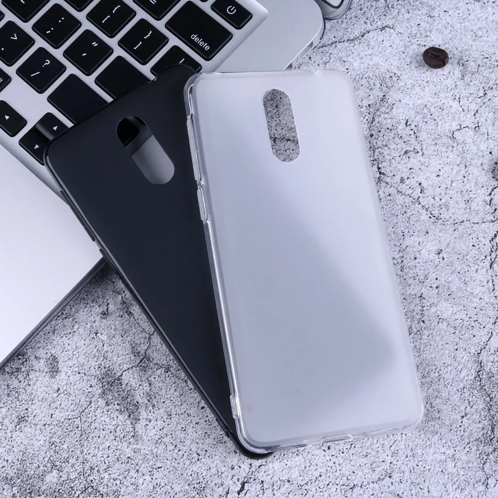 Для Alcatel 1X() 5008Y Fingerprintless Версия задняя крышка Капа мягкий силиконовый гель Резина матовый черный чехол Coque чехол для телефона