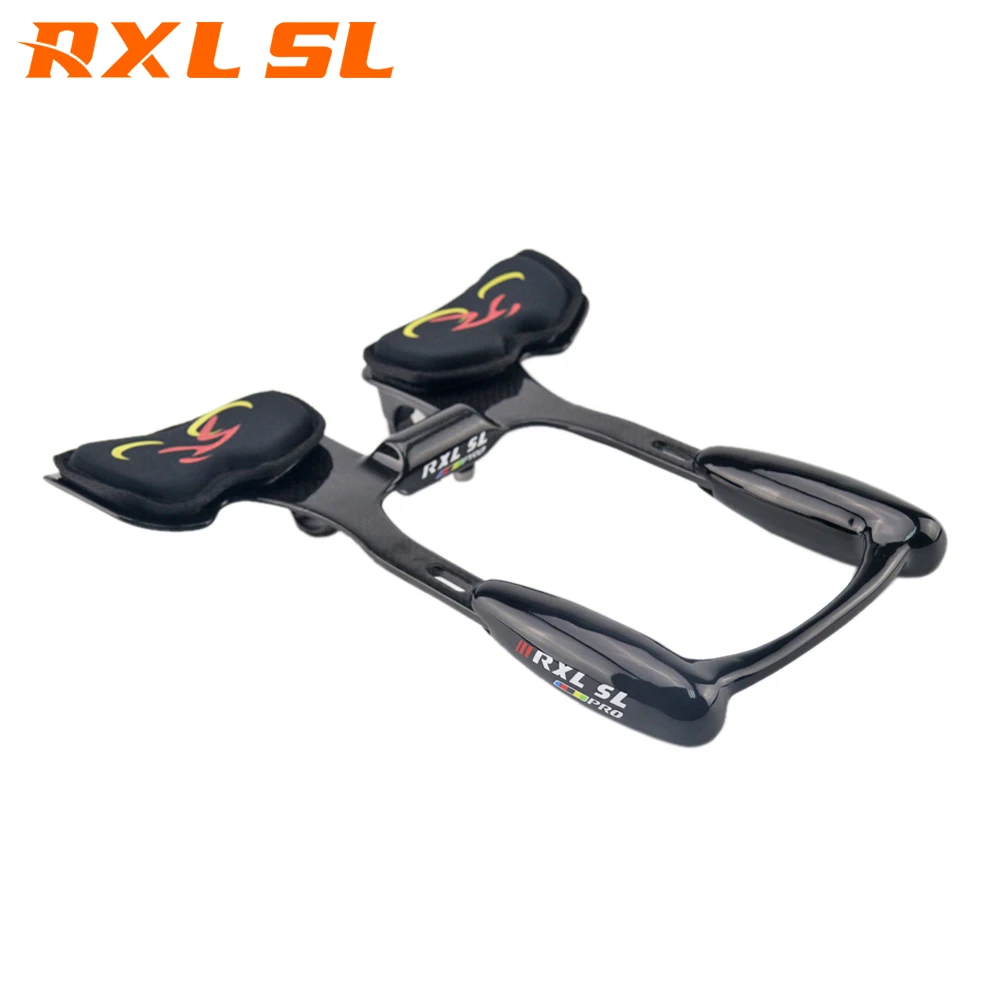 Велосипедный удлинитель RXL SL 31 8 мм регулируемый руль для триатлона 3K матовый