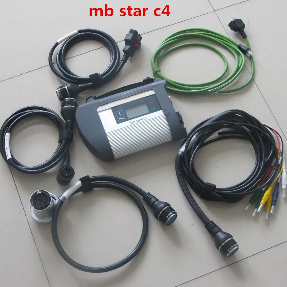 Сканер OBD2 MB STAR C4 с DTS инженерный компьютер HDD военный ноутбук CF52 i5 4 Гб для Mercedes obd