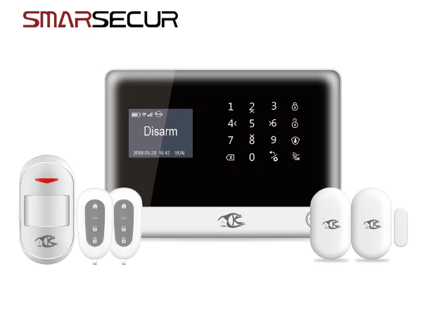 Многоязычная охранная сигнализация 3G /WIFI/GSM/SMS дистанционное управление через