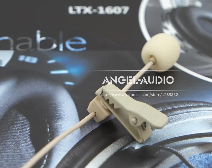 Телесный цвет Мини XLR TA4F 4PIN разъем петличный нагрудный микрофон для SHURE беспроводной поясной передатчик