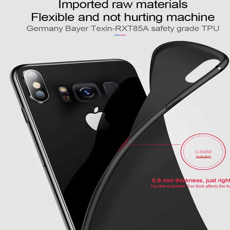 Роскошный силиконовый чехол с кольцом-держателем для телефона iPhone XSmax XR XS X 8 7 6 6s
