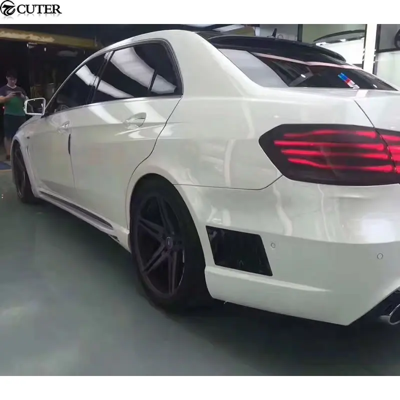 W212 WD стильный комплект кузова автомобиля PP Неокрашенный передний бампер задний