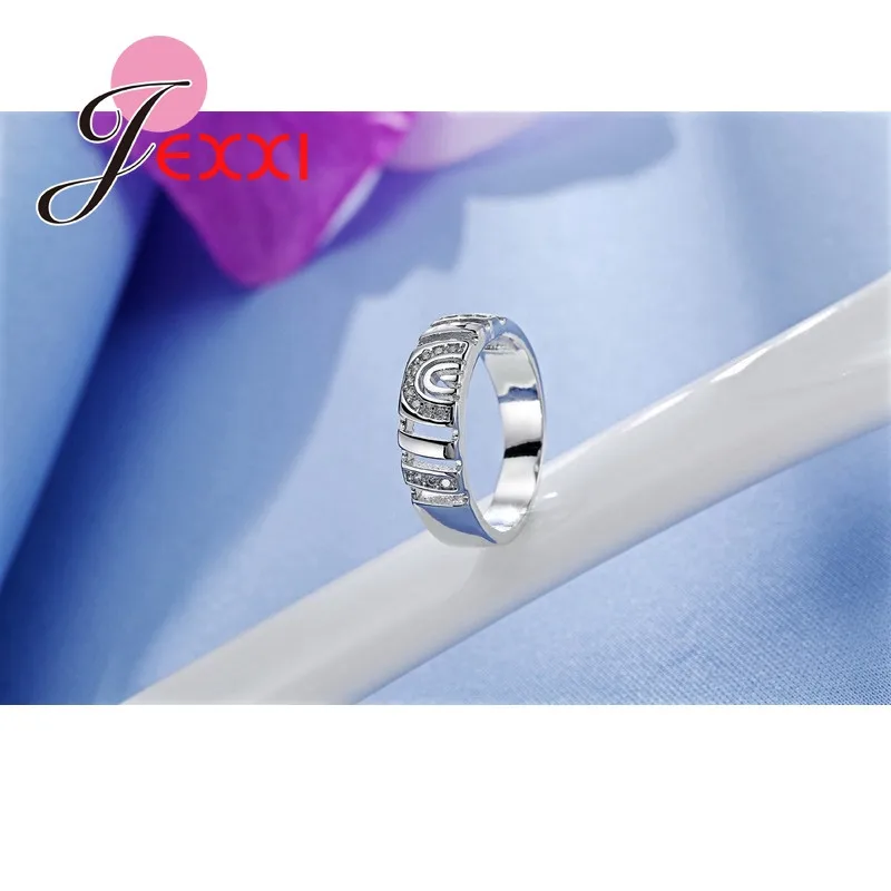 Женское и мужское кольцо из серебра 925 пробы с кристаллами|engagement ring|fashion engagement ring925