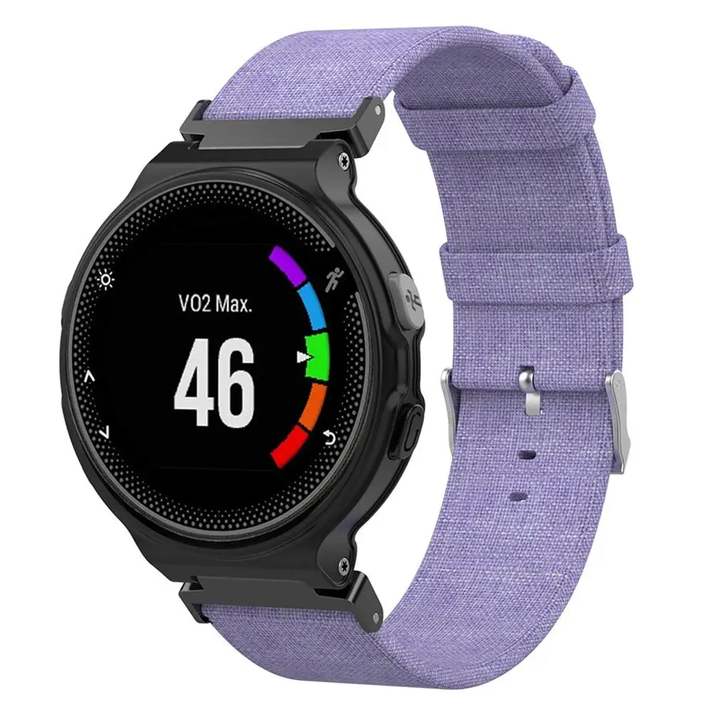 Новинка для Garmin Forerunner 220 230 235 630 620 735 Смарт-часы, Холщовый Спортивный Браслет, ремешок на запястье, аксессуары для наручных часов