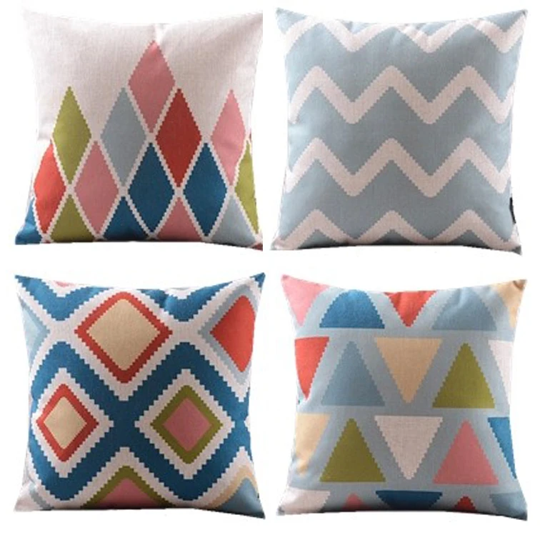 Новый 4 шт/синий зеленый розовый коралл/алмаз/шеврон декоративная