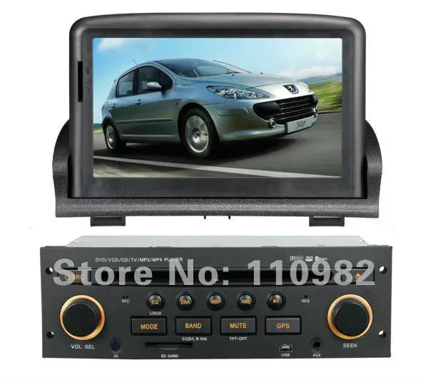 Peugeot 307 new 7 inch Car DVD Player 