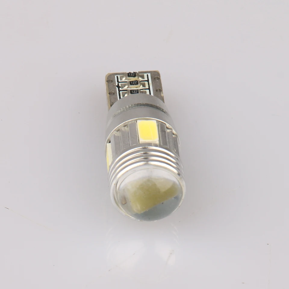 2 шт. суперъяркие лампы T10 5630 6 SMD с полярной алюминиевой оболочкой для объектива 12
