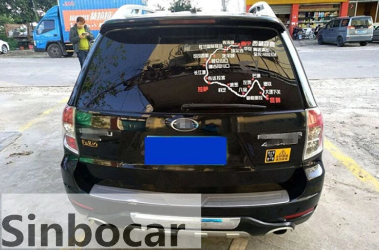 Дефлектор краски спойлер на крышу заднее крыло ABS для Subaru Forester 2009 2012 с