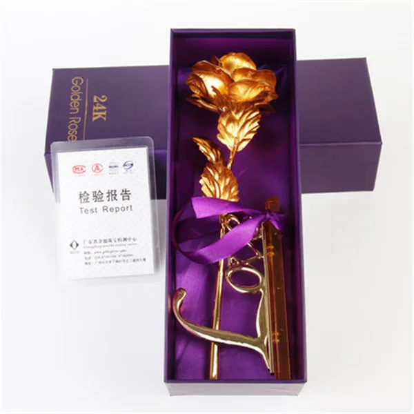 24k позолоченный розовый акриловый держатель для любви Золотое свадебное