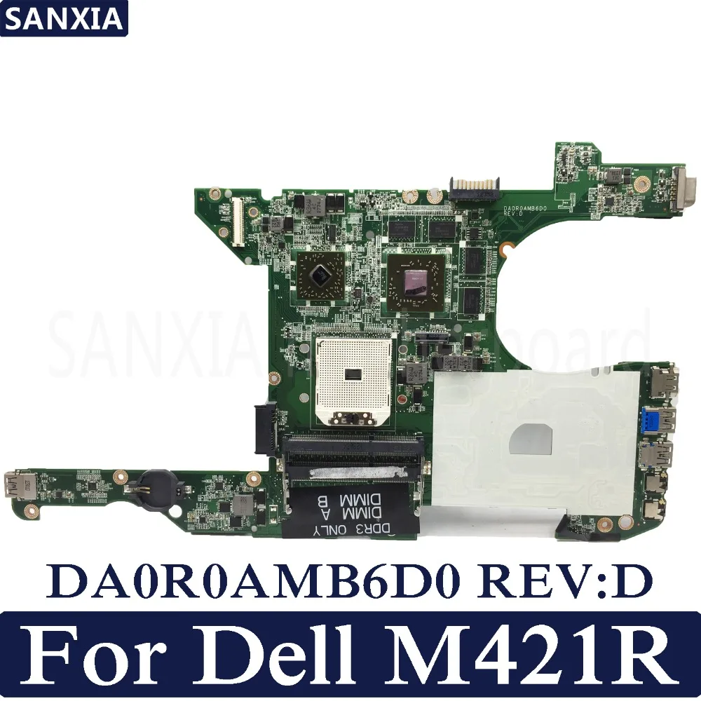 Материнская плата KEFU DA0R0AMB6D0 REV:D для ноутбука Dell Inspiron M421R протестированная