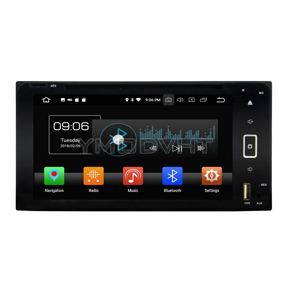 YMODVHT Android 8 0 четыре ядра 4 ГБ Автомобильный DVD Радио для TOYOTA RAV4/Hilux/Terios/Prado/Land