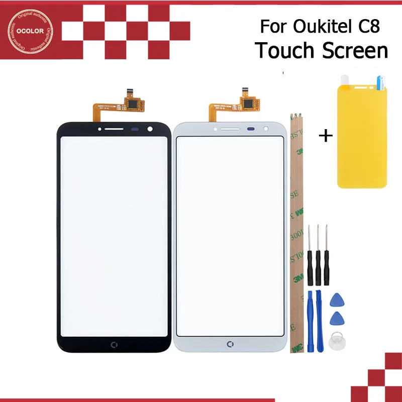 Ocolor для Oukitel C8 4G Сенсорная панель Сенсорный экран дигитайзер сенсор Замена