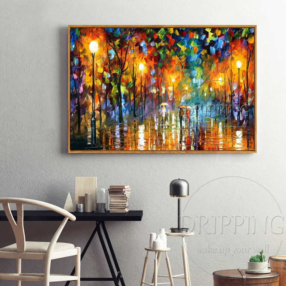 Бесплатная доставка ручная роспись высокое качество абстрактный красочный