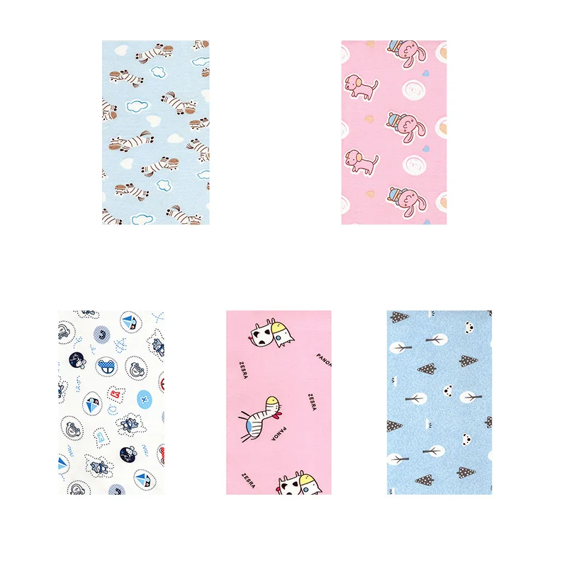 Натяжная простыня для детской кроватки из 100% хлопка мягкие рандомные Чехлы