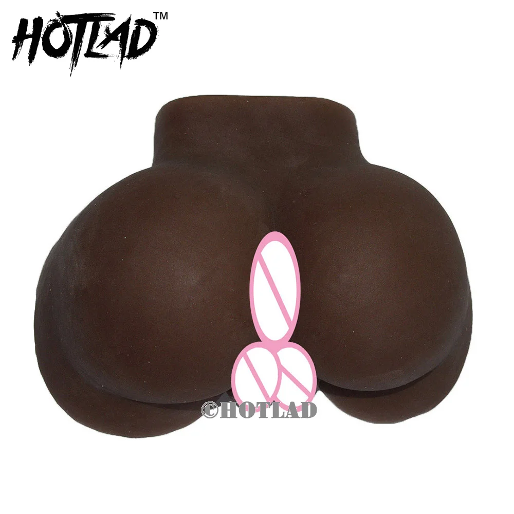 Полностью силиконовая большая задница с яичками и анальными отверстиями