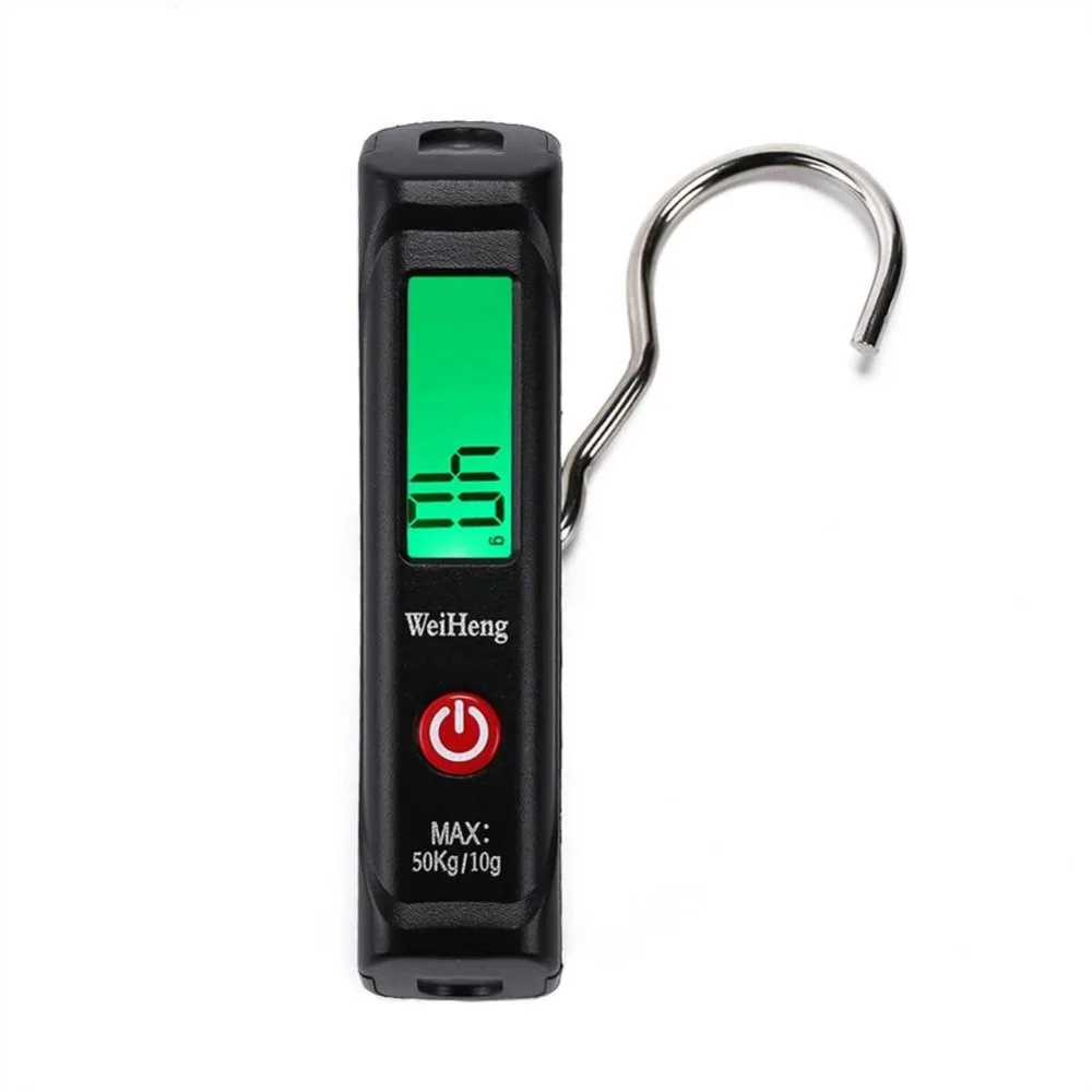 Новые портативные карманные цифровые весы для багажа 50 кг/10 г с ЖК-дисплеем | Дом и