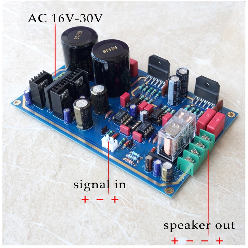 DC servo версия LM3886 2.0CH усилитель мощности платы наборы CG версия