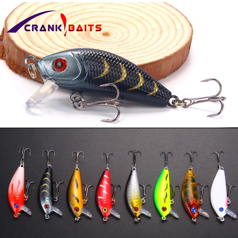 Кривошип приманки гольян твердая приманка 50 мм 3 7 г Topwater воблер PESCA Crankbait Япония